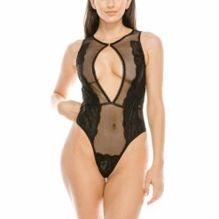 Romance Boutique Secrets Romantic Lace And Mesh Teddy