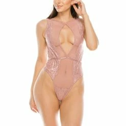 Romance Boutique Secrets Romantic Lace And Mesh Teddy