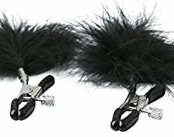 Romance Boutique Secrets Sex & Mischief Feathered Nipple Clamps