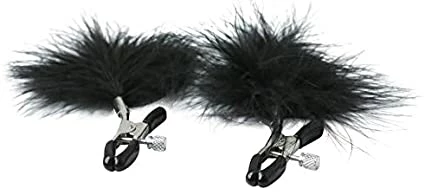 Romance Boutique Secrets Sex & Mischief Feathered Nipple Clamps