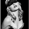 Romance Boutique Secrets Kink Collection Sex & Mischief Satin Black Blindfold