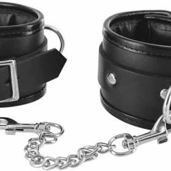 Romance Boutique Secrets Kink Collection Strict Locked Padded Wrist Cuffs