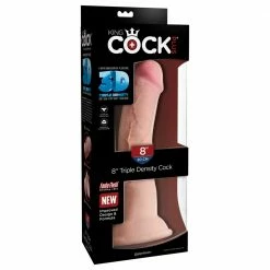 Romance Boutique Secrets Bedroom Toys King Cock Plus 8" Triple Density Cock