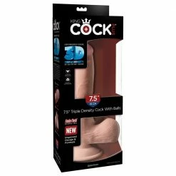 Romance Boutique Secrets Bedroom Toys King Cock Plus 7.5
