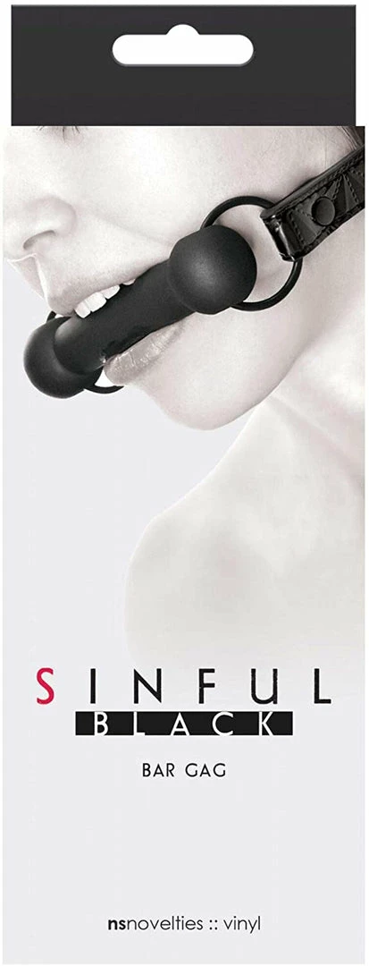 Romance Boutique Secrets Kink Collection Sinful Black Bar Gag