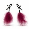 Romance Boutique Secrets Sex & Mischief Feathered Nipple Clamps