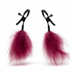 Romance Boutique Secrets Sex & Mischief Feathered Nipple Clamps