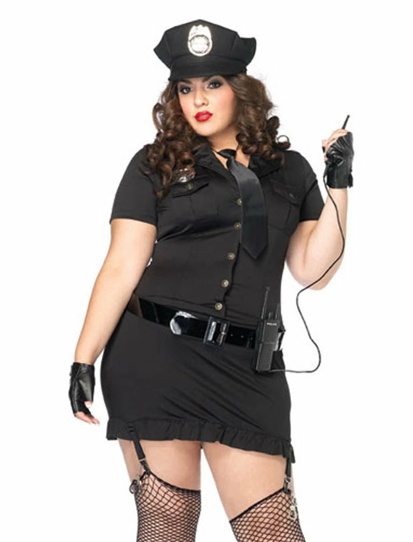 Romance Boutique Secrets PLUS SIZE DIRTY COP HALLOWEEN COSTUME