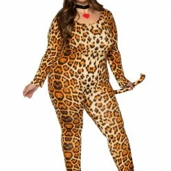 Romance Boutique Secrets Plus Leopard Print Cougar Costume Costumes