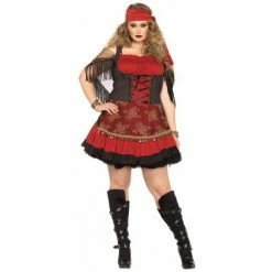 Romance Boutique Secrets Costumes PLUS SIZE MYSTIC GYPSY PIRATE COSTUME