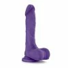 BLUSH Au Natural - Bold - Thrill - 8.5 Inch Dildo - Purple Bedroom Toys