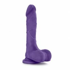 BLUSH Au Natural - Bold - Thrill - 8.5 Inch Dildo - Purple Bedroom Toys