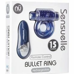 Romance Boutique Secrets SENSUELLE 15 FUNCTION BULLET C-RING Bedroom Toys