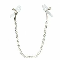 Romance Boutique Secrets Calexotics Crystal Chain Nipple Clamps