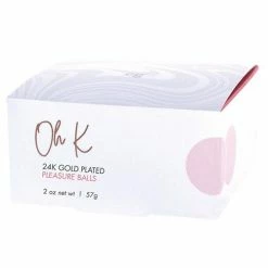 Romance Boutique Secrets CG Oh K 24k Gold Plated Pleasure Balls Bedroom Toys