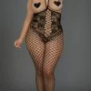 Romance Boutique Secrets Lingerie PLUS SIZE CALL ME BY MY NAME BODYSTOCKING
