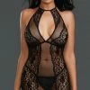 Romance Boutique Secrets CHASTISE ME CHEMISE SET