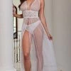 Romance Boutique Secrets BLESS THIS MESH LINGERIE GOWN SET