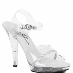 Romance Boutique Secrets Shoes 5" EMBELLISHED STRAPPY SANDAL