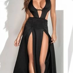 Romance Boutique Secrets Lingerie STRIKE A POSE MAXI DRESS