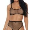 Romance Boutique Secrets FREE AS A BIRD FISHNET BRA SET Lingerie