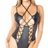 Romance Boutique Secrets TEMPTING PLEATHER TEDDY