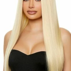 Romance Boutique Secrets Blonde Straight Long Wig Costumes