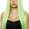 Romance Boutique Secrets Light Green Straight Wig Costumes