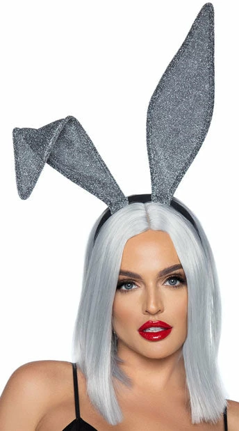 Romance Boutique Secrets GLITTER BUNNY EARS HEADBAND Costumes