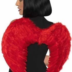 Romance Boutique Secrets RED FEATHER WINGS