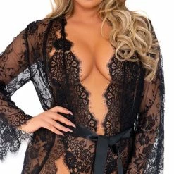 Romance Boutique Secrets FLORAL INVITE LACE TEDDY SET