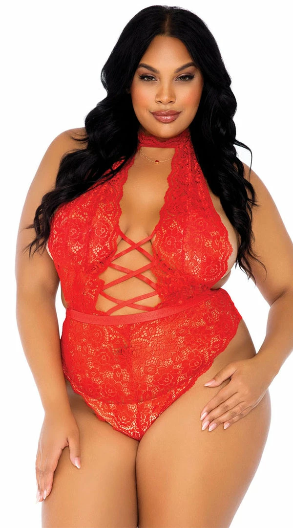 Romance Boutique Secrets Lingerie PLUS SIZE HOT FOR YOU TEDDY