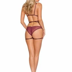 Romance Boutique Secrets 3PC CAGE BRA SET Lingerie