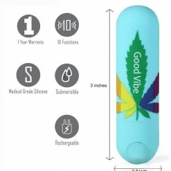 Maia Jessi Super Charged 10 Function 420 Mini Bullet Bedroom Toys