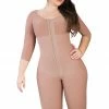 Romance Boutique Secrets Body Shapers Long Compression Tummy Tuck/ Mommy Make Over Faja With Bra & Sleeves