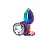 Romance Boutique Secrets Bedroom Toys Rear Assets Multicolor Circle Shaped Anal Plug