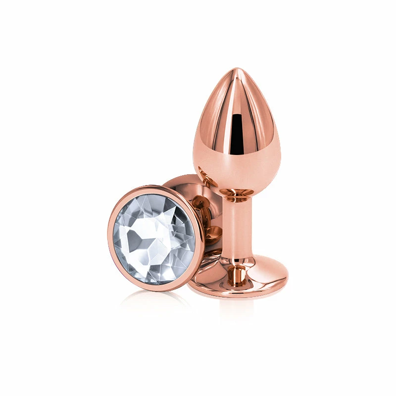 Romance Boutique Secrets Rear Assets Rose Gold Circle Shaped Anal Plug