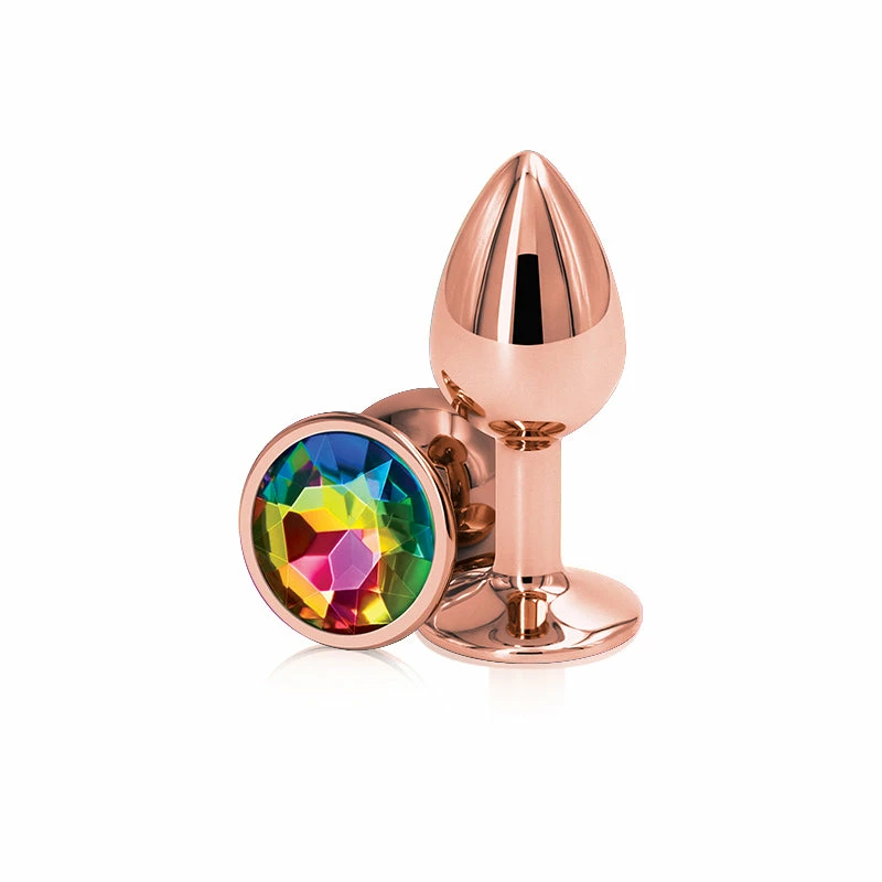 Romance Boutique Secrets Rear Assets Rose Gold Circle Shaped Anal Plug