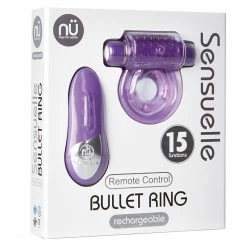 Romance Boutique Secrets SENSUELLE 15 FUNCTION BULLET C-RING Bedroom Toys