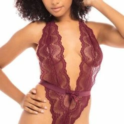 Lingerie ALESSA PLUNGE LACE TEDDY