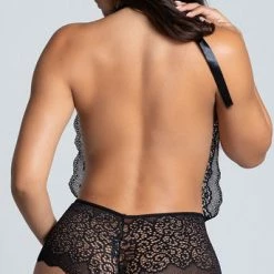 Romance Boutique Secrets Lingerie SWEET WHISPER CROTCHLESS BODYSUIT