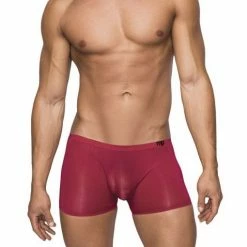 Romance Boutique Secrets Lingerie Seamless Sleek Short W/sheer Pouch