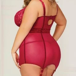 Romance Boutique Secrets PLUS SIZE IN VOGUE CHEMISE SET Lingerie