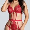Romance Boutique Secrets Lingerie GORGEOUSLY LOVED TEDDY SET