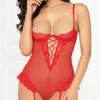 Romance Boutique Secrets Lingerie RUFFLED PASSION TEDDY