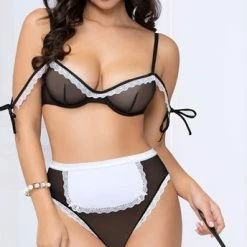 Romance Boutique Secrets AT YOUR SERVICE LINGERIE COSTUME
