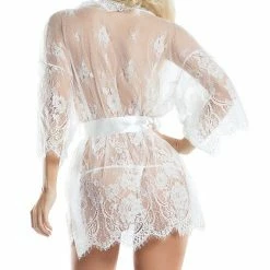 Romance Boutique Secrets Bridal Lacy Belle Robe Set