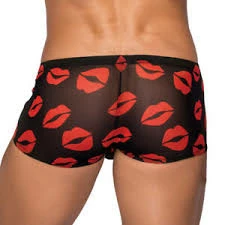 Romance Boutique Secrets Male Lingerie Male Power Kiss Me Mini Short