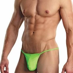 Romance Boutique Secrets Male Lingerie Male Power Euro Spandex Pouch G-String