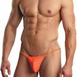 Romance Boutique Secrets Male Lingerie Male Power Euro Spandex Pouch G-String
